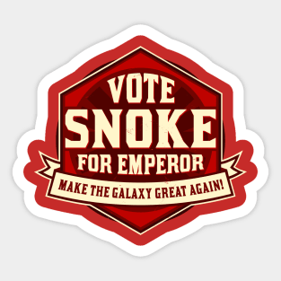 VOTE SNOKE Sticker